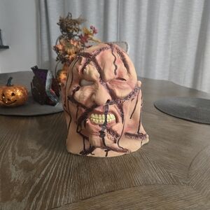Fright Asylum Disguise Horror Mask with Pink and Black Accents
